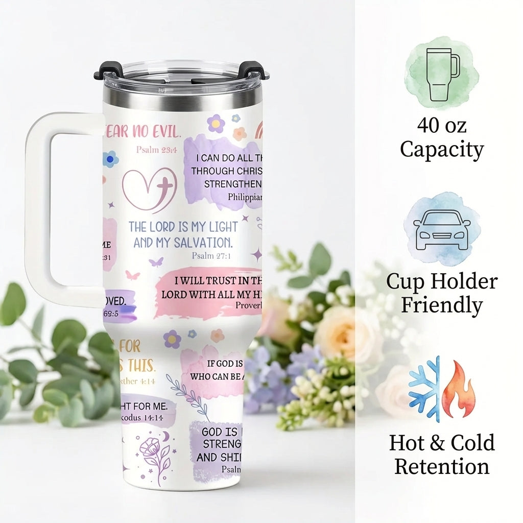 Bible Verse Tumbler 40oz