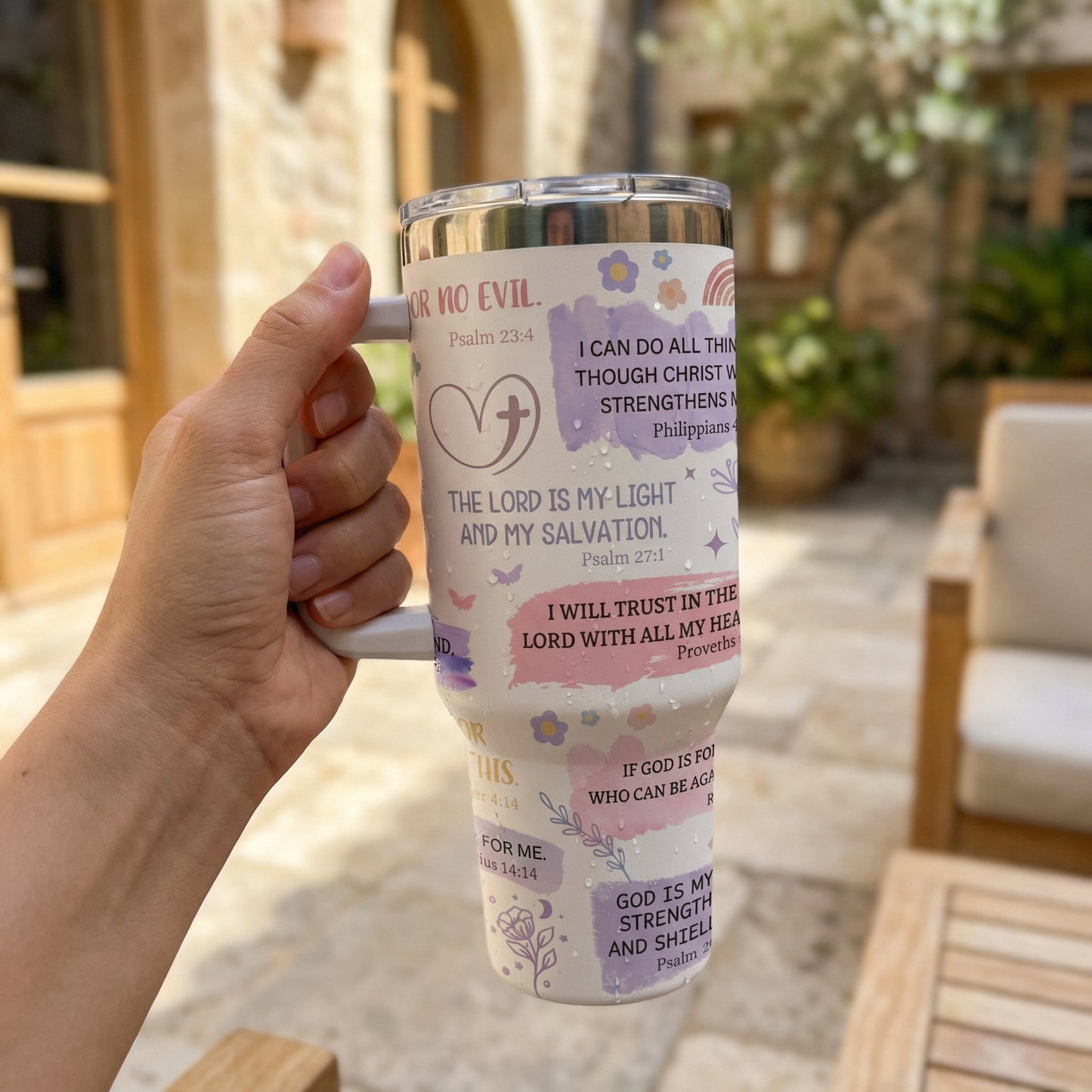 Bible Verse Tumbler 40oz